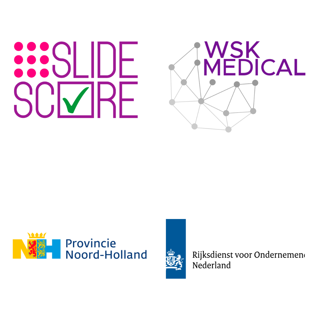 Logos of WSK, Slide Score, Provintie Noord-Holland and RVO Logos of WSK, Slide Score, Provintie Noord-Holland and RVO